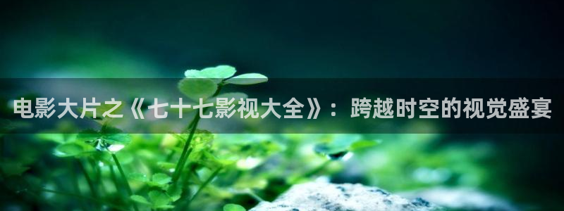 极速影院app：电影大片之《七十七影视大全》：跨越时空的视觉盛宴