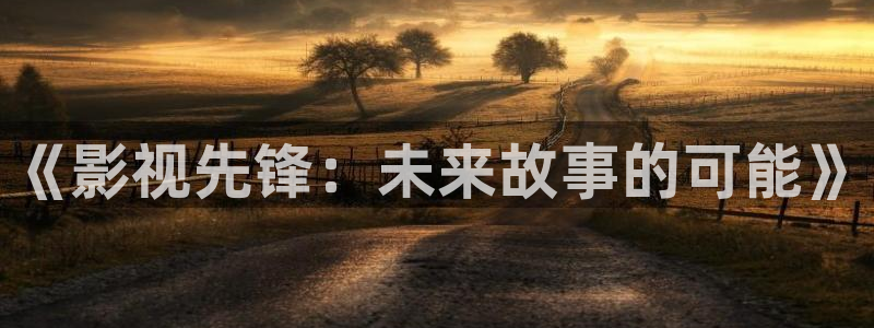 极速影院扫黑风暴：《影视先锋：未来故事的可能》